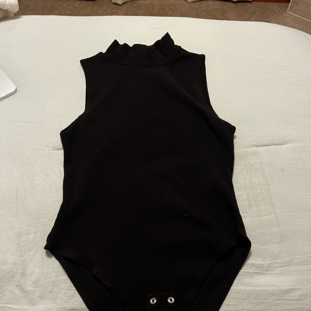 Mock neck bodysuit